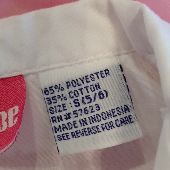 Button Down sleeveless Girls Shirt - Picture 9 of 10